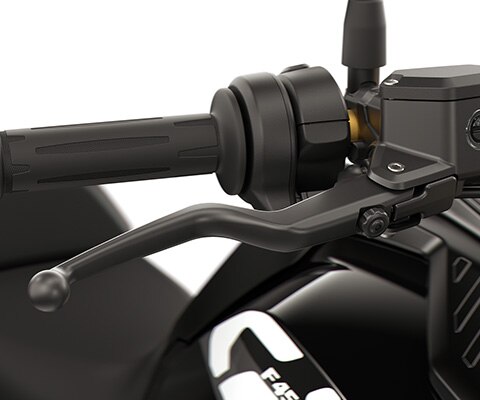 Les manettes réglables de la F 450 GS de BMW Motorrad