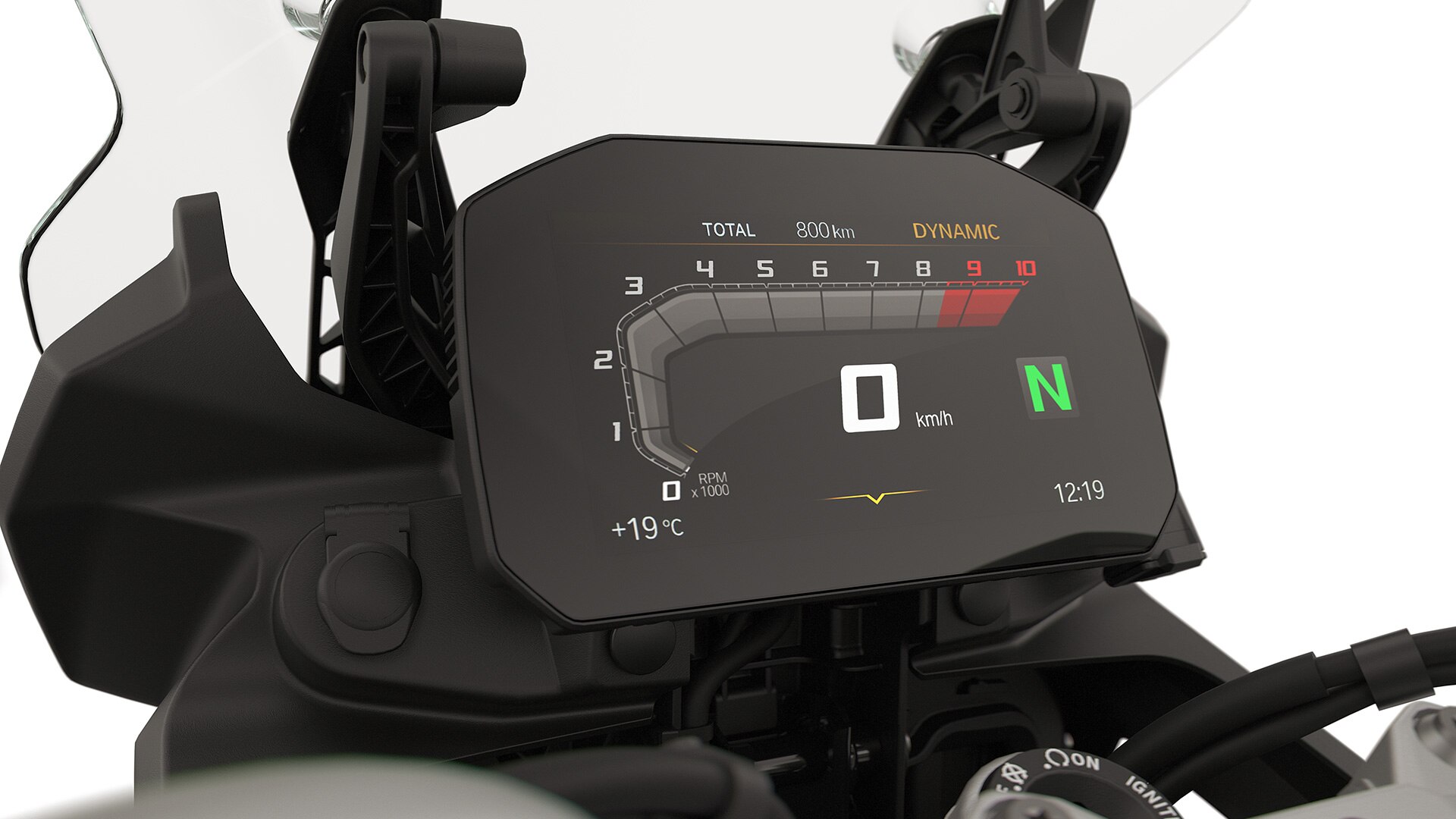 Écran TFT avec Connectivity de la BMW F 800 GS
