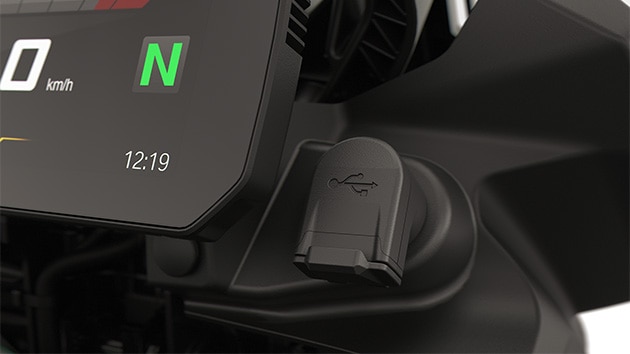 Le port USB de la F 800 GS