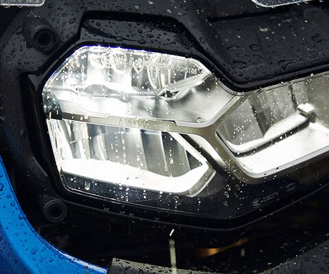 Le projecteur additionnel à LED de la nouvelle BMW F 850 GS Adventure