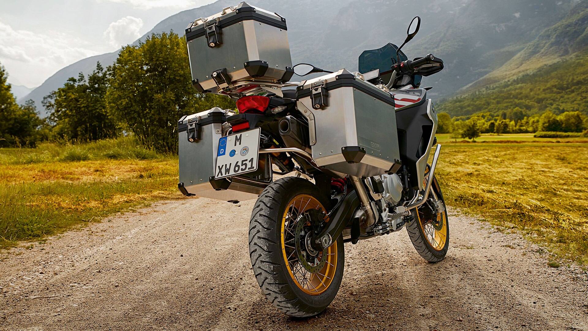 Système de bagagerie sur la nouvelle BMW F 850 GS Adventure