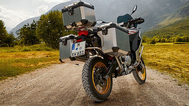 Système de bagagerie sur la nouvelle BMW F 850 GS Adventure