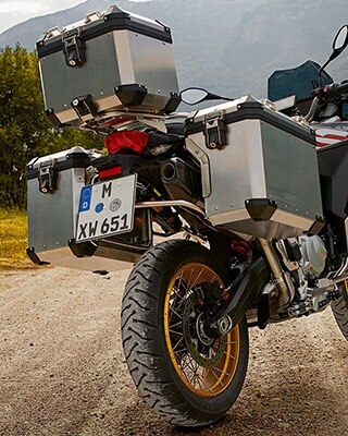 Système de bagagerie sur la nouvelle BMW F 850 GS Adventure