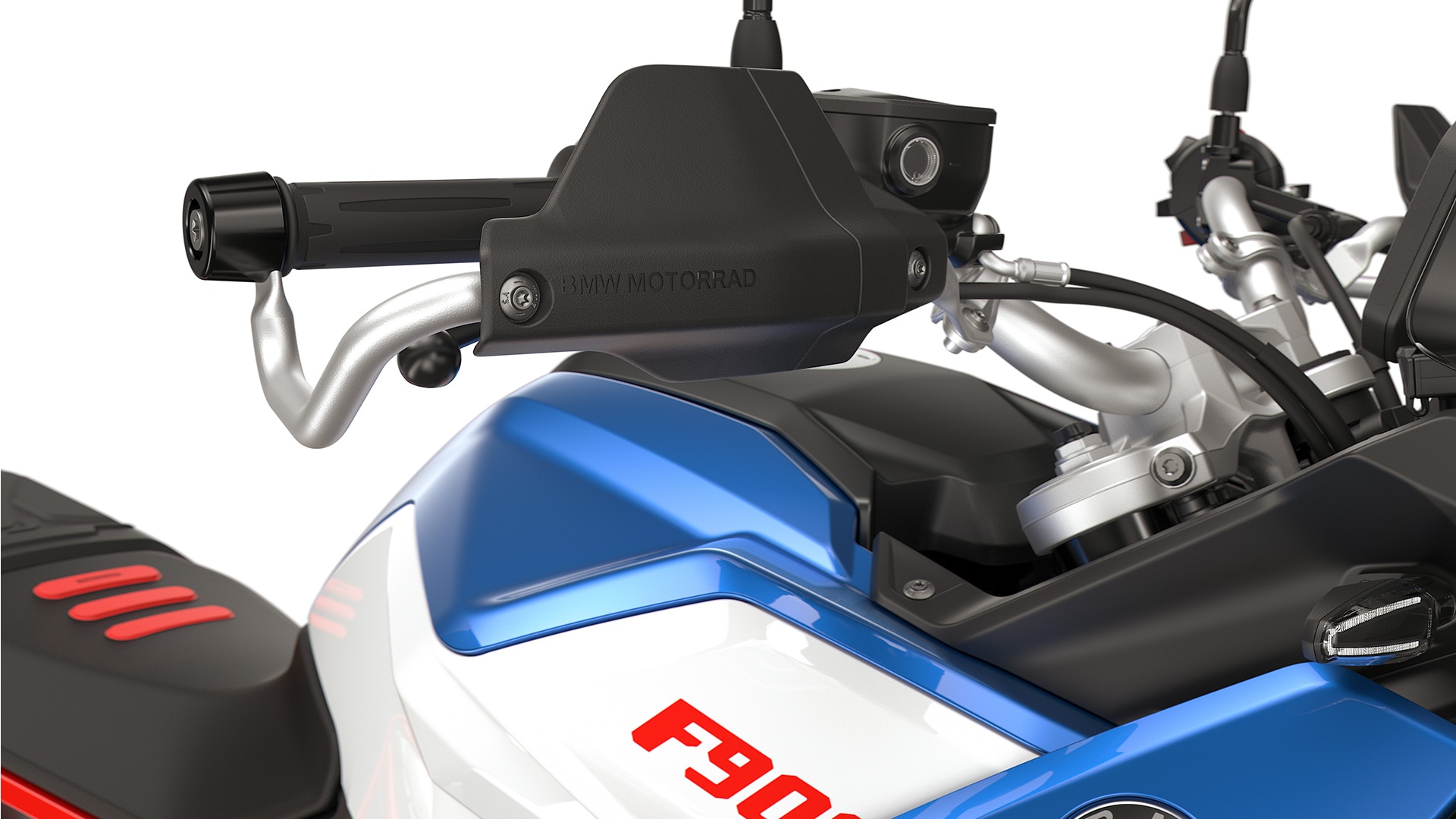 Protège-main Enduro avec potence métallique pour la F 900 GS en version GS Trophy