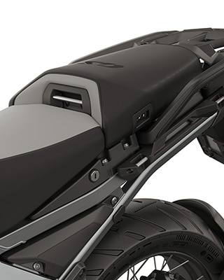 Selle pilote confort et selle passager confort avec chauffage de siège