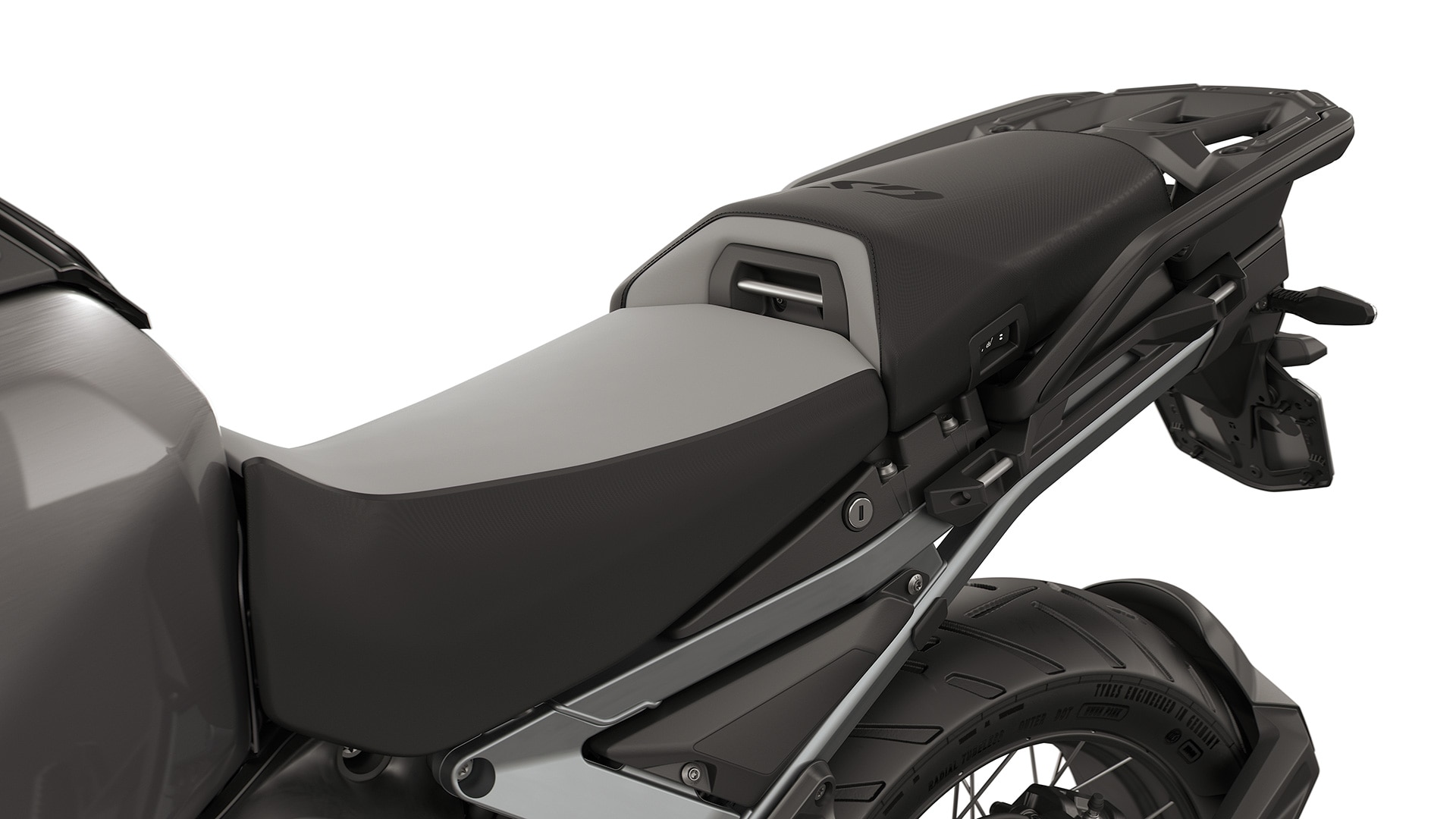 Selle pilote confort et selle passager confort avec chauffage de siège