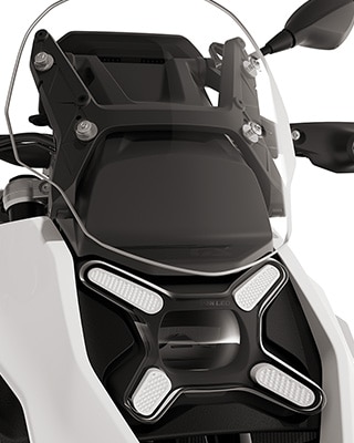 The LED matrix headlight on the R 1300 GS from BMW Motorrad