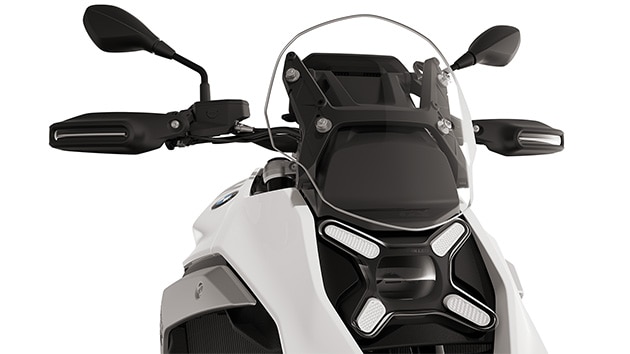 The LED matrix headlight on the R 1300 GS from BMW Motorrad