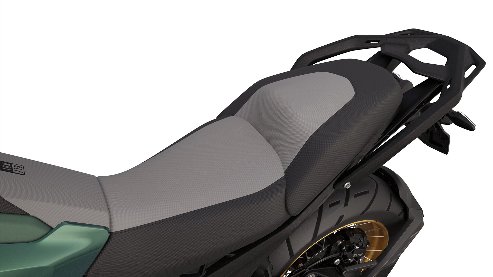 The BMW R 1300 GS Option 719 Tramuntana with passenger seat