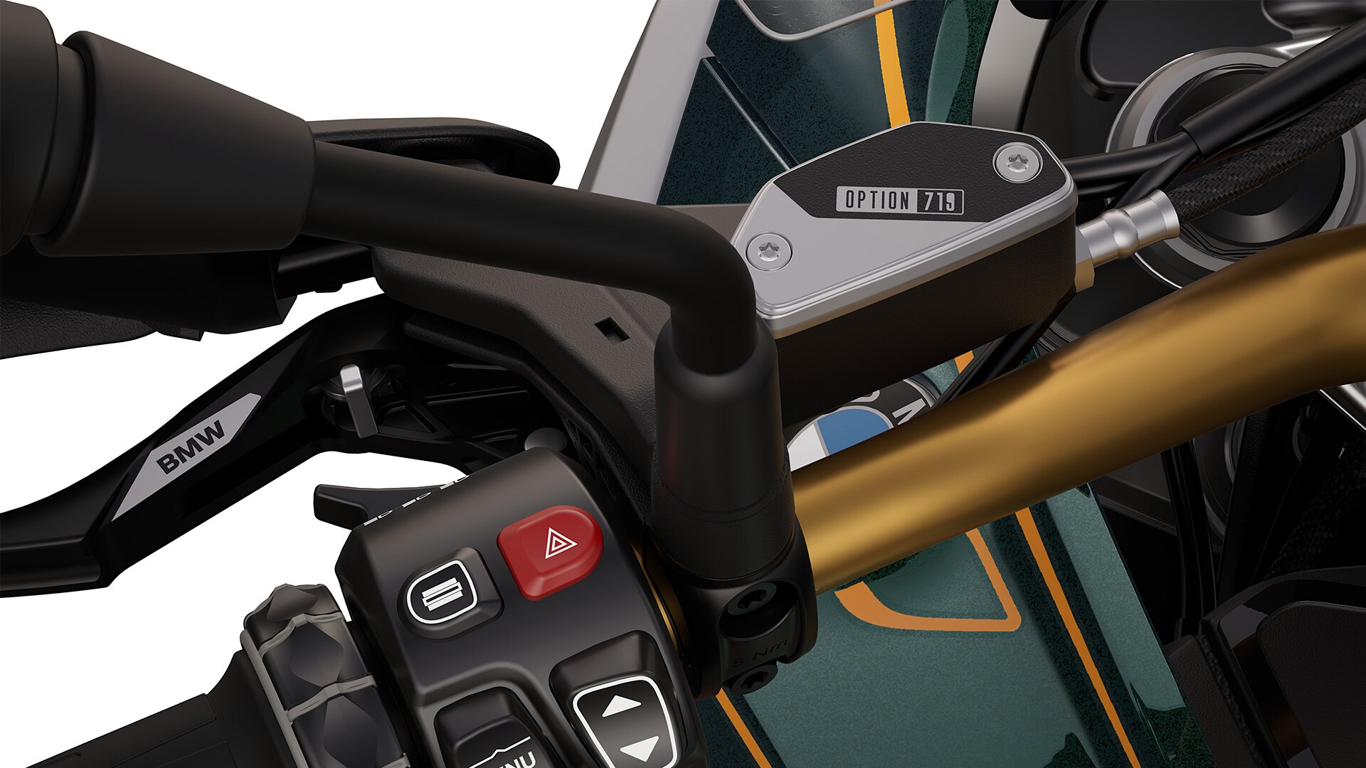 The Option 719 milled parts of the R 1300 GS Tramuntana