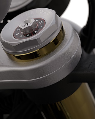 La fourche Upside-Down réglable de la R nineT de BMW Motorrad