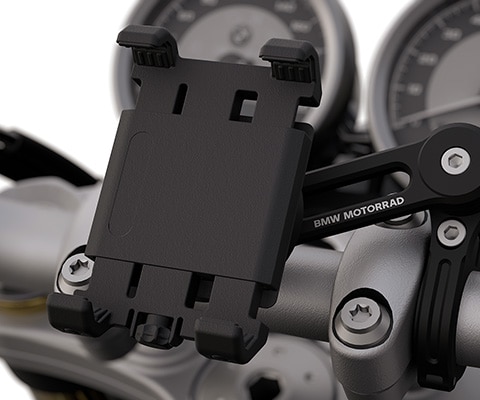 ConnectedRide Control et support pour smartphone de la R 12 nineT de BMW Motorrad