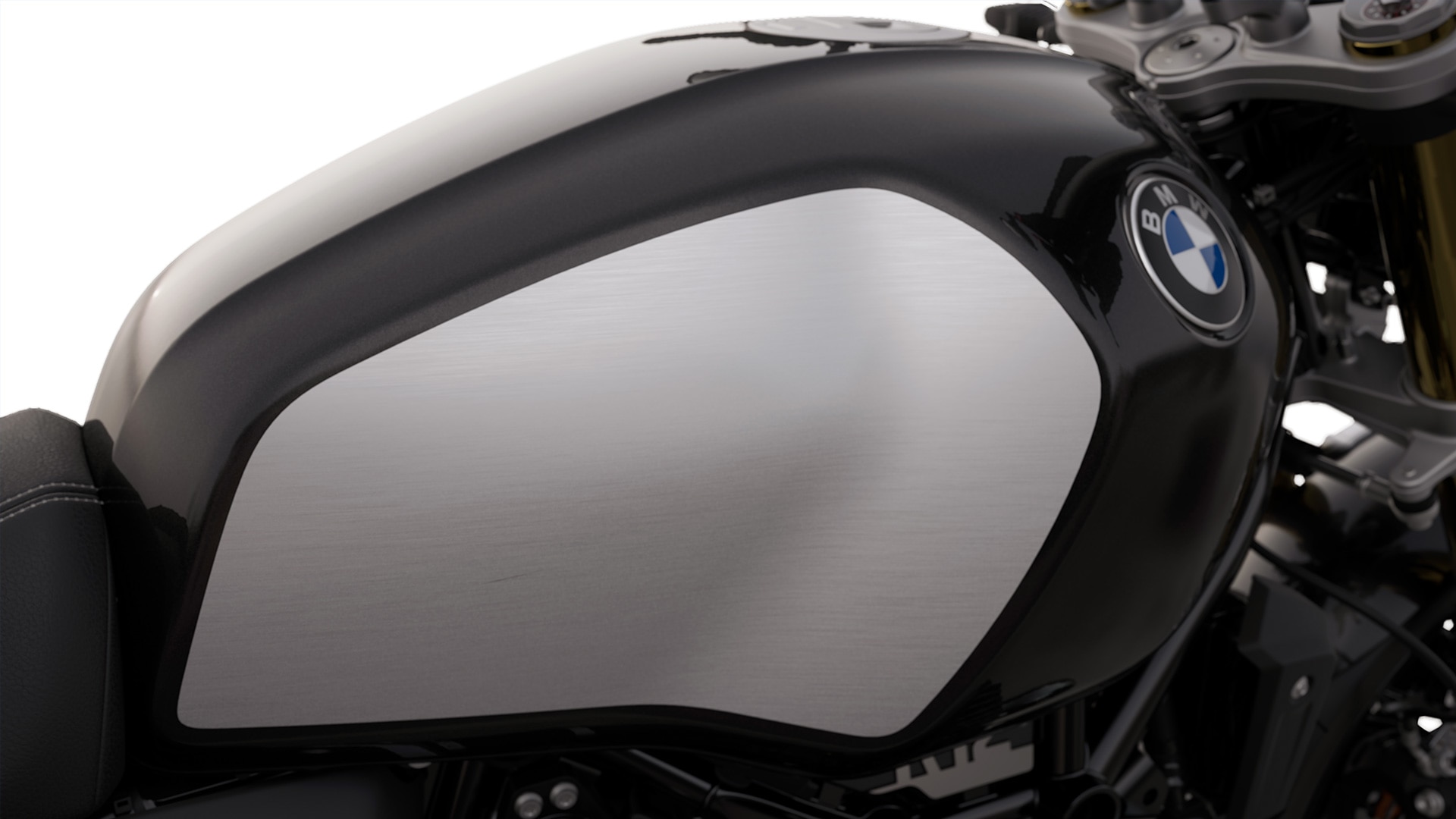 La R 12 nineT de BMW Motorrad fascine avec ses surfaces en aluminium brossées