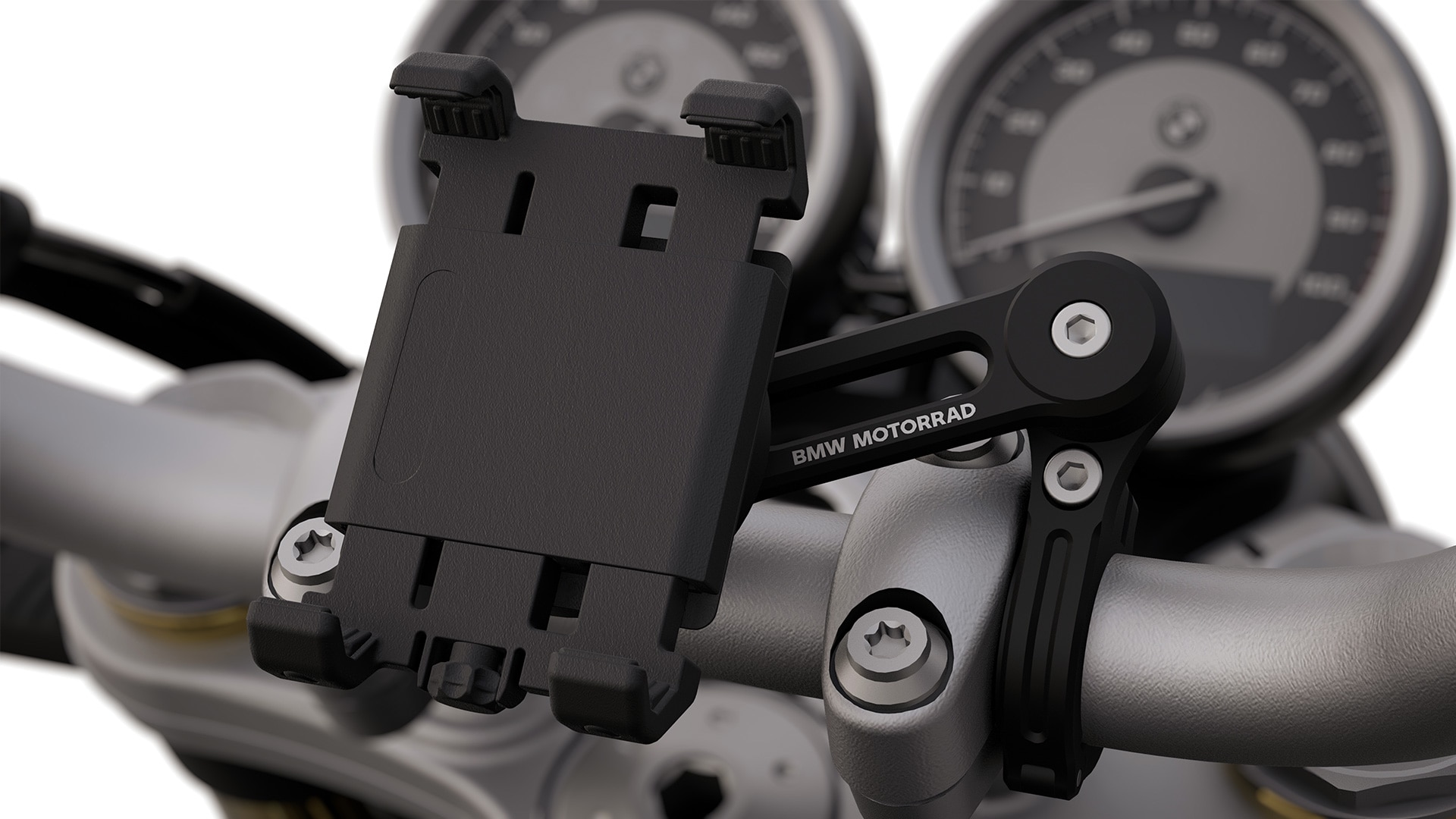 ConnectedRide Control et support pour smartphone de la R 12 nineT de BMW Motorrad