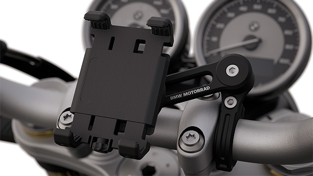 ConnectedRide Control et support pour smartphone de la R 12 nineT de BMW Motorrad