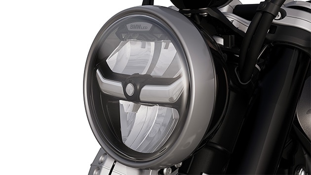 La R 12 de BMW Motorrad avec phare à LED intégrant l’éclairage diurne