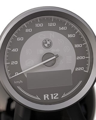 Les cadrans ronds classiques de la R 12 de BMW Motorrad