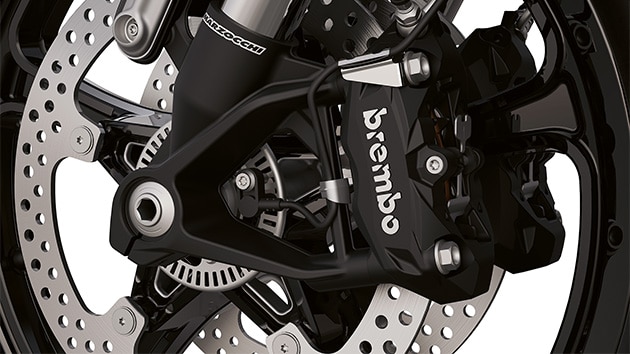 Le système de freinage semi-intégral de la R 12 de BMW Motorrad