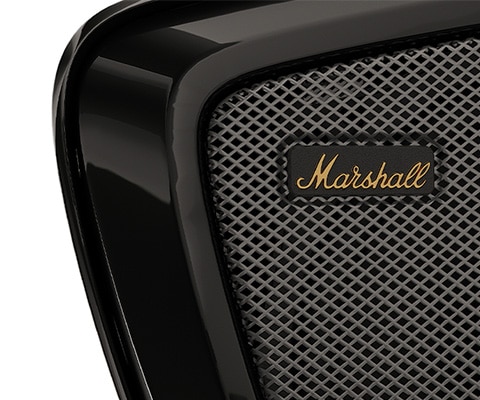Les haut-parleurs intégrés de la marque Marshall.