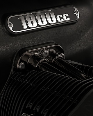 L'imposant moteur boxer de la R 18 B.
