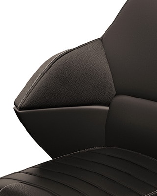 La selle passager dotée d’un confortable dossier.
