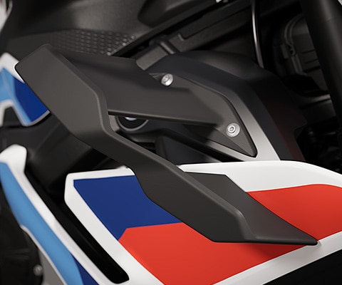 Les ailettes de la M 1000 R de BMW