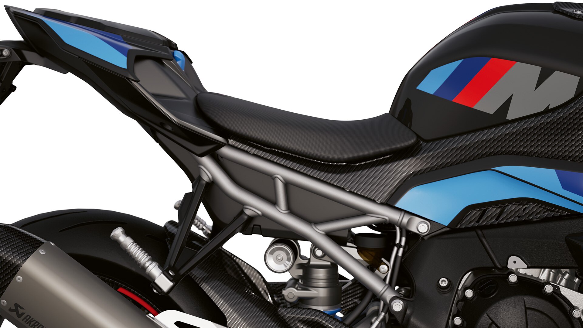 Cadre arrière et bras oscillant de la M 1000 R de BMW Motorrad