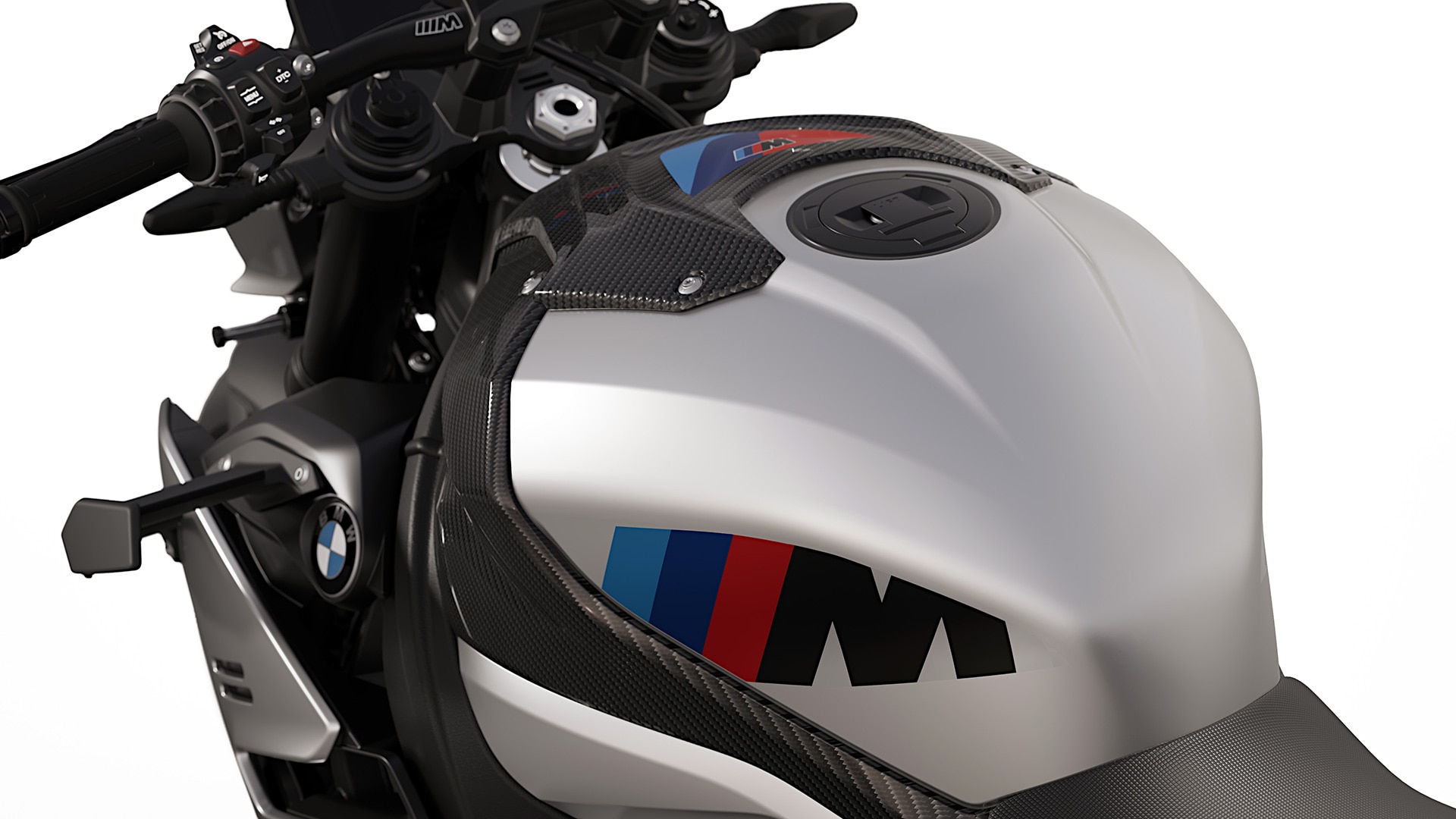 Réservoir de la M 1000 R de BMW Motorrad avec M Tape de couleur