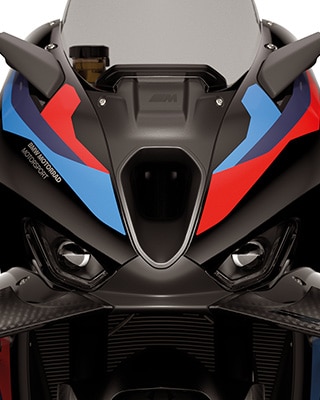 Avant et bulle de la M 1000 RR