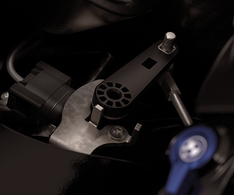 Le capteur d’angle de braquage de la M 1000 RR