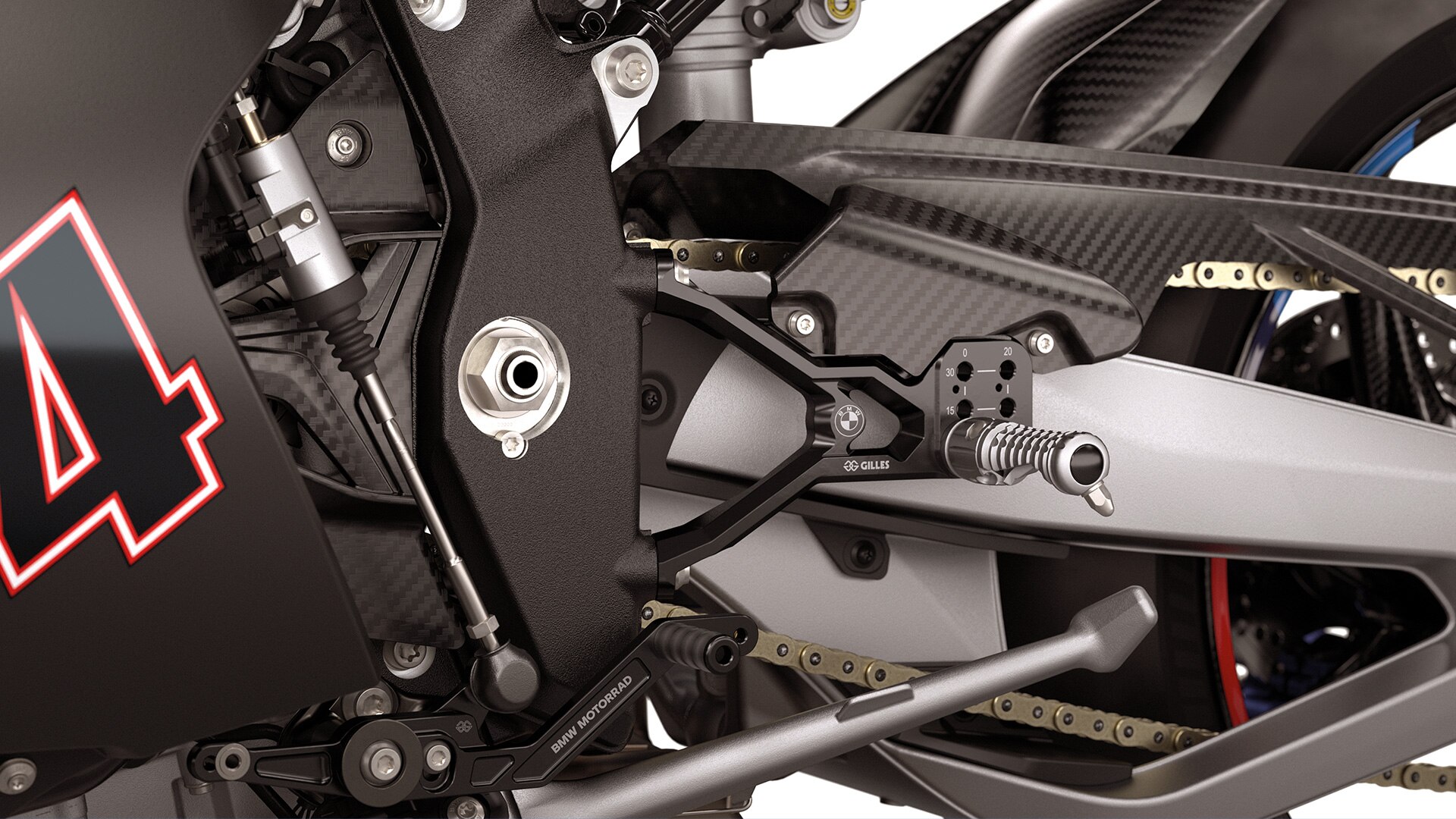 Pièces fraisées M de haute qualité de la M 1000 RR
