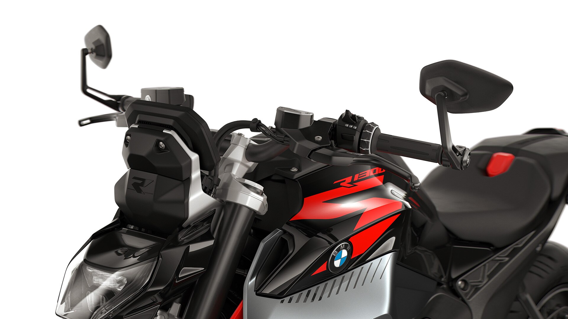 Rétroviseur d'embout de guidon de la R 1300 R de BMW Motorrad