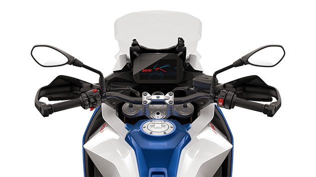 La fourche télescopique inversée réglable de la F 900 XR de BMW Motorrad