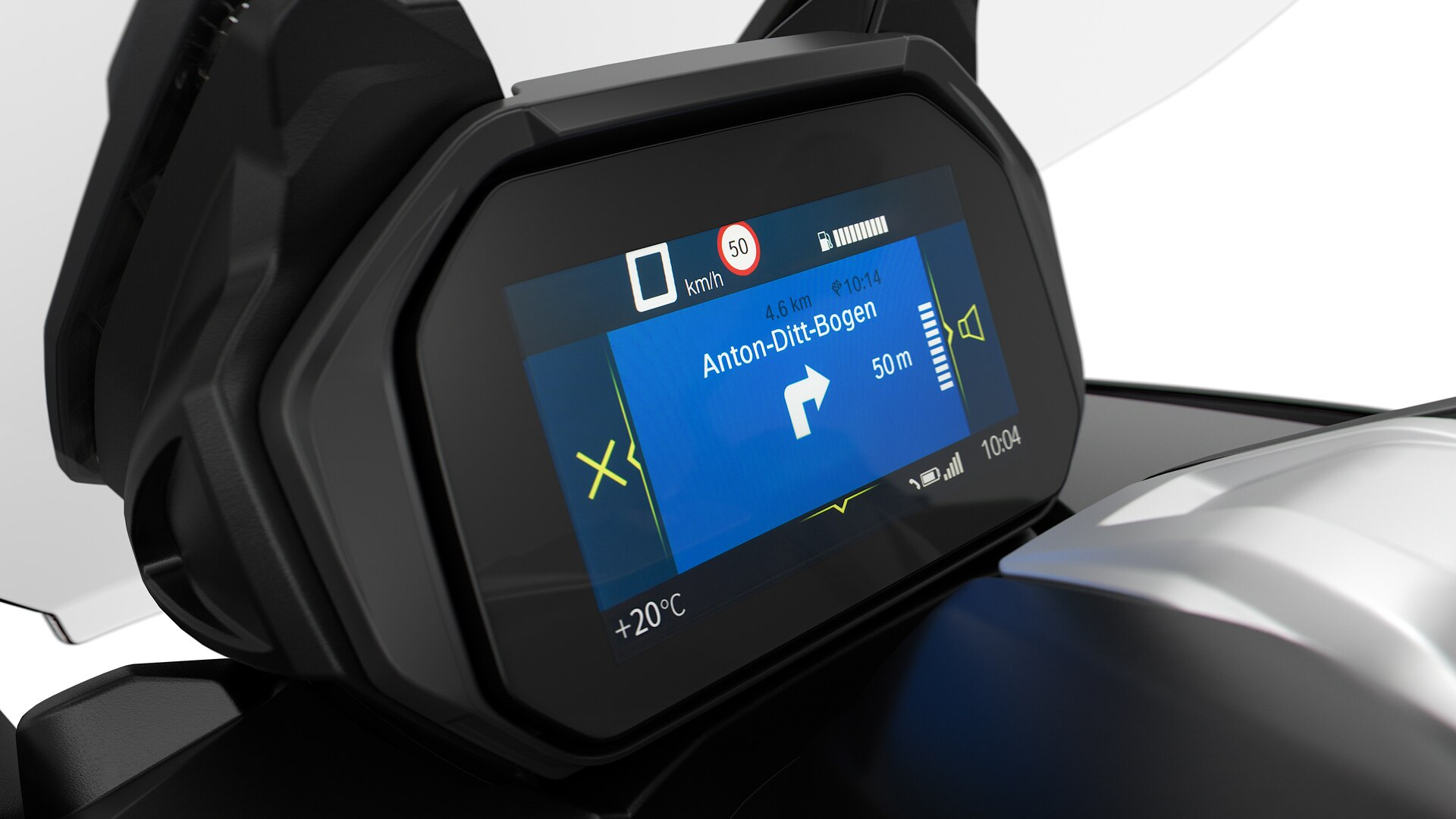 BMW Motorrad Connectivity en option avec écran TFT